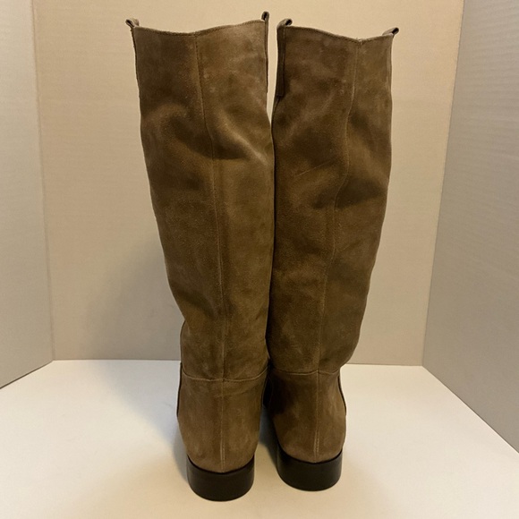 Vera Gomma Suede Taupe Boots 40 - Picture 3 of 6